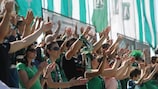 Ludogorets supporters saw their team reach the third qualifying round for the first time