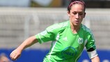 Nadine Keßler feierte mit dem VfL Wolfsburg ein grandioses Debüt in der Königsklasse