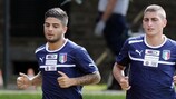 Marco Verratti (right) could make his second appearance for Italy against Armenia
