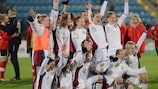 Russia celebrate after reaching the finals