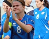 Katrín Jónsdóttir will postpone her retirement to play in the finals