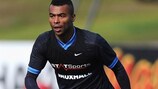 Ashley Cole training with England earlier this season