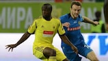 Anji's Lassana Diarra competes with Young Boys' Christian Schneuwly