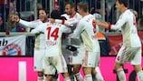 Leverkusen enjoy their winning goal away against Bayern
