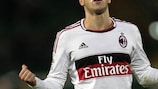 Stephan El Shaarawy celebra el empate del Milan