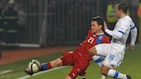 David Lafata marcó dos goles ante Eslovaquia