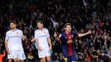 Lionel Messi marcó en la victoria del Barcelona ante el Zaragoza