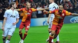 O triunfo do Galatasaray sobre o United colocou-o em boa posição para terminar o grupo no segundo lugar