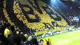 Les supporters de Dortmund ont poussé leurs joueurs à décrocher trois victoires en autant de sorties à domicile en UEFA Champions League