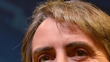 Roberto Mancini durante la conferenza stampa di Dortmund
