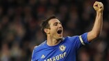 Frank Lampard marcó desde el punto de penalti para el Chelsea