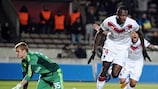 Cheick Diabaté celebrates Bordeaux's goal