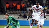 Cheick Diabaté fête l'unique but du match pour Bordeaux