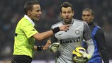Samir Handanovič pulled off some superb saves to keep Inter afloat