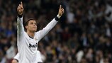 Real Madrids Cristiano Ronaldo jubelt über sein Tor im Hinspiel