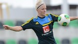Nilla Fischer a ouvert le score pour la Suède à Stockholm