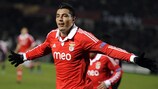 Benficas Óscar Cardozo traf in sieben Spielen in der UEFA Europa League bereits vier Mal