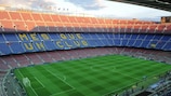 City ist erstmals zu einem Pflichtspiel im Camp Nou zu Gast