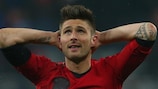 Olivier Giroud déçu après l'élimination d'Arsenal de justesse face au Bayern