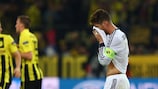 Sergio Ramos lamenta-se após a derrota do Real Madrid em Dortmund