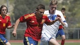 La Spagna ha affrontato l'Italia in un torneo di sviluppo UEFA