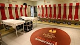 Die Umkleidekabine von SL Benfica