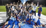 Tre Penne show off the silverware, the club's second San Marinese title