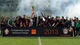 Tiraspol celebrate their Moldovan Cup triumph