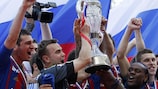 CSKA feiert den Pokalsieg in Russland