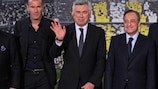 La presentazione di Carlo Ancelotti come nuovo tecnico del Real Madrid