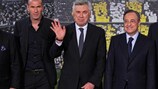 Carlo Ancelotti is presented as Real Madrid's new coach