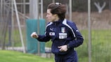 Die italienische Mittelfeldspielerin Elisa Camporese