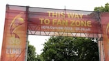 Se puede disfrutar de las fan zones en todas las ciudades sede de la UEFA