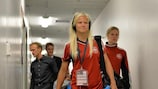 Pernille Harder has plenty of experience against France at youth level