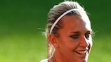 Lena Goeßling ist voller Vorfreude auf das Halbfinale gegen Gastgeber Schweden