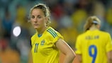 Antonia Göransson não escondeu a desilusão após a eliminação da Suécia