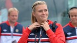 Ingvild Isaksen contested two U19 final tournaments with Norway