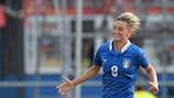 Melania Gabbiadini's goal set Italy on their way to a second-leg draw