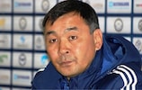 El entrenador del Irtysh Pavlodar Talgat Baisufinov