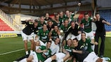 Jablonec celebrate after capturing the Czech Super Cup