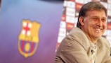 Gerardo 'Tata' Martino ha sido presentado por el Barcelona