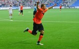 Роман Муртазаев забил второй мяч в ворота чемпионов Албании