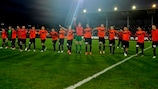 Shakhter Karagandy celebrate after seeing off BATE in the second qualifying round