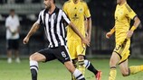 Una imagen del partido entre el PAOK y el Metalist