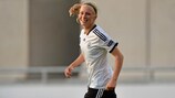 L'Allemande Pauline Bremer a inscrit un triplé contre la Norvège en première période