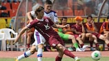 Cristian Ansaldi in action in his last game for Rubin