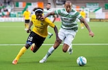 Elfsborg loanee Mohamed Bangura (left) could not find a goal against his parent club