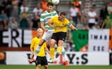 Anders Svensson (right) so nearly helped Elfsborg knock out Celtic