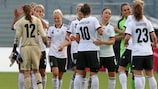 Germany celebrate beating Russia 9-0