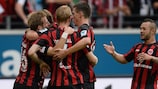 L'Eintracht fête un but en Bundesliga